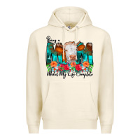Tofu Being a Mom Makes My Life Complete Premium Hoodie - CowCowDesign
