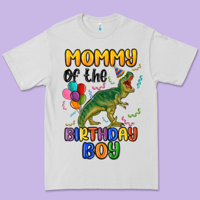 Mommy Of The Birthday Boy Premium Tee Designed By Maliassmallbusiness