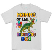 Dove Grey mommy of the birthday boy Premium Tee - MaliasSmallBusiness
