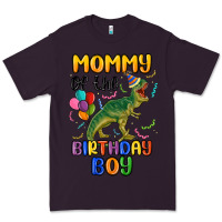 Plum mommy of the birthday boy Premium Tee - MaliasSmallBusiness