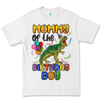 White mommy of the birthday boy Premium Tee - MaliasSmallBusiness