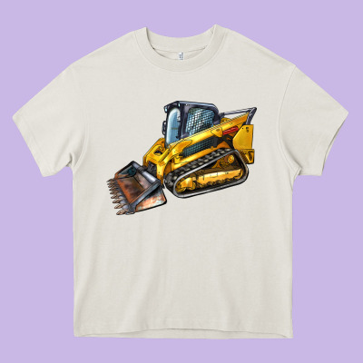 Compact Track Loader Heavy Core Tee Designed By Lillyallendesigns