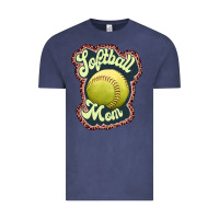 Vintage Denim softball mom Vintage Tee - JahusDesignShop