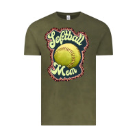 Vintage Olive softball mom Vintage Tee - JahusDesignShop