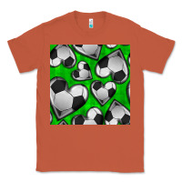 Copper soccer hearts seamless pattern Classic Tee - BundleAndBundleShop