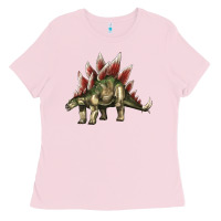 Bubblegum Pink Stegosaurus Ladies Tee - LillyAllenDesigns