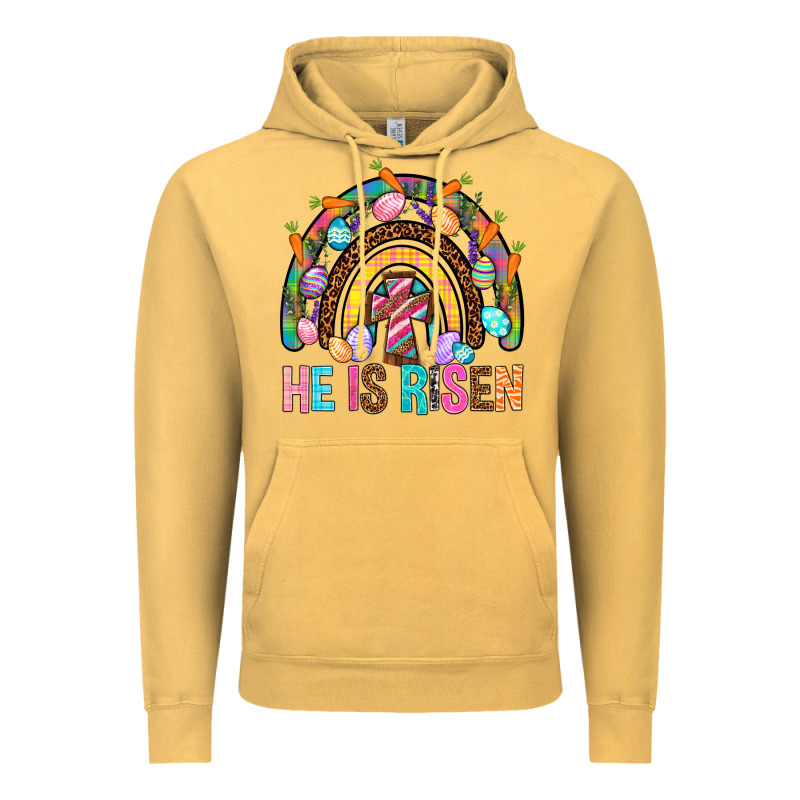 He Is Risen Rainbow Vintage Hoodie by BundleAndBundleShop | Teevron