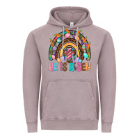 Vintage Zinc He Is Risen Rainbow Vintage Hoodie - BundleAndBundleShop