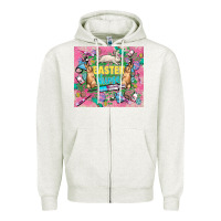 Oatmeal Heather Easter Nurse Easter Day tumbler Zipper Hoodie - HowdyJamesFarm