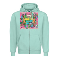 Seafoam Easter Nurse Easter Day tumbler Zipper Hoodie - HowdyJamesFarm