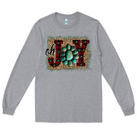 Heather Grey Oh Joy Christmas Long Sleeve Tee - Bettercallsaul