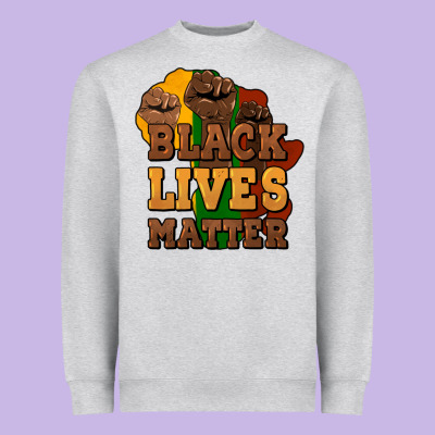 Black Lives Matter Heavyweight Sweatshirt Designed By Nancycooperartshop