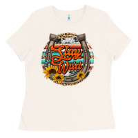 Bone stay wild horseshoe Ladies Tee - Jasminsmagicworld