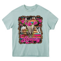 Arona howdy valentine's day bull skull Heavy Core Tee - Jasminsmagicworld