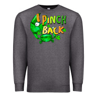 Charcoal Heather I pinch back with crab st. patricks day Premium Sweatshirt - FaDigitalArtStudio