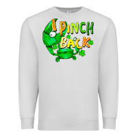 Dove Grey I pinch back with crab st. patricks day Premium Sweatshirt - FaDigitalArtStudio