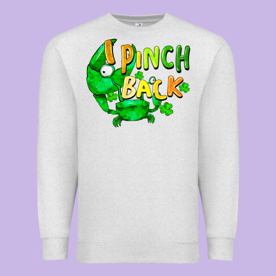 I Pinch Back With Crab St. Patricks Day Premium Sweatshirt Designed By Fadigitalartstudio