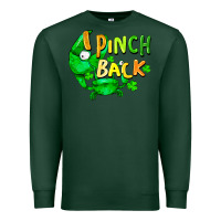 Sports Green I pinch back with crab st. patricks day Premium Sweatshirt - FaDigitalArtStudio