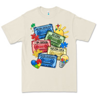Bone autism cassette tapes Premium Tee - MaliasSmallBusiness
