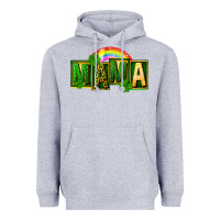 Heather Grey St. Patricks Day mama Heavyweight Hoodie - FaDigitalArtStudio