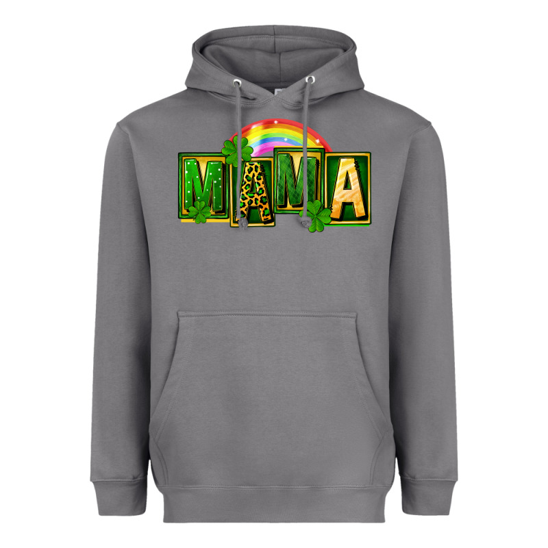 St. Patricks Day Mama Heavyweight Hoodie by FaDigitalArtStudio | Teevron