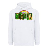 White St. Patricks Day mama Heavyweight Hoodie - FaDigitalArtStudio
