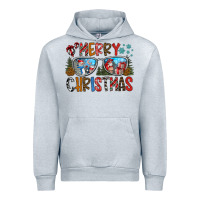 Heather Grey merry christmas Urban Hoodie - CowhideDigitalArt
