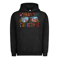 Pigment Black merry christmas Urban Hoodie - CowhideDigitalArt