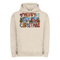 Pigment French Oak merry christmas Urban Hoodie - CowhideDigitalArt