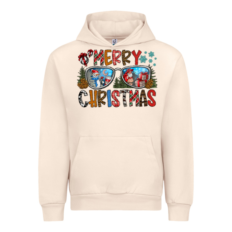Merry Christmas Urban Hoodie by CowhideDigitalArt | Teevron