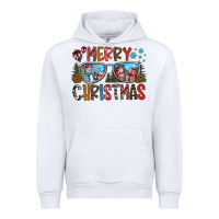 White merry christmas Urban Hoodie - CowhideDigitalArt