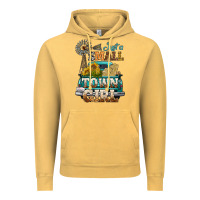 Vintage Mustard Just A Small Town Girl Windmill Vintage Hoodie - BundleAndBundleShop