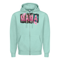 Mama Vibes Mother's Day Zipper Hoodie | Teevron