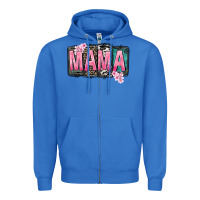 True Royal Mama vibes Mother's Day Zipper Hoodie - CowGirlArtShop