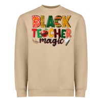 Mushroom black teacher magic Heavyweight Sweatshirt - NancyCooperArtShop