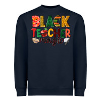 Navy black teacher magic Heavyweight Sweatshirt - NancyCooperArtShop