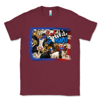 Burgundy Red White Moo Heifers Classic Tee - RanaPortraitStore