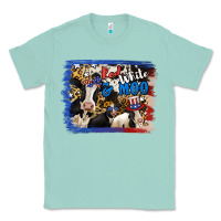 Seafoam Red White Moo Heifers Classic Tee - RanaPortraitStore