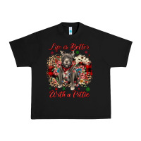 Black Christmas life is better with a pittie Urban Heavy Tee - JahusDesignShop