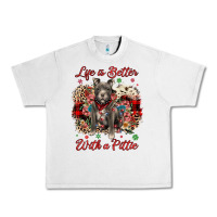 Lunar Rock Christmas life is better with a pittie Urban Heavy Tee - JahusDesignShop