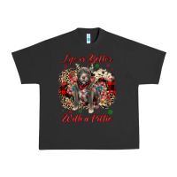 Pigment Black Christmas life is better with a pittie Urban Heavy Tee - JahusDesignShop
