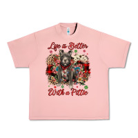 Salmon Christmas life is better with a pittie Urban Heavy Tee - JahusDesignShop