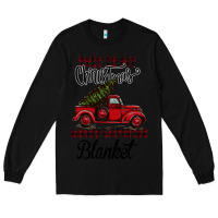 Black This is My Christmas Movie Watching Blanket Long Sleeve Tee - Bettercallsaul