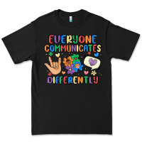Black everyone communicates differently Premium Tee - MaliasSmallBusiness
