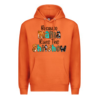 Carrot Because Mama Runs This Shitshow Premium Hoodie - CowCowDesign