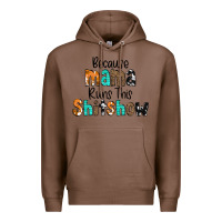 Chestnut Because Mama Runs This Shitshow Premium Hoodie - CowCowDesign
