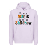 Lilac Because Mama Runs This Shitshow Premium Hoodie - CowCowDesign