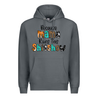 Rock Because Mama Runs This Shitshow Premium Hoodie - CowCowDesign