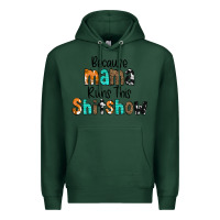 Sports Green Because Mama Runs This Shitshow Premium Hoodie - CowCowDesign