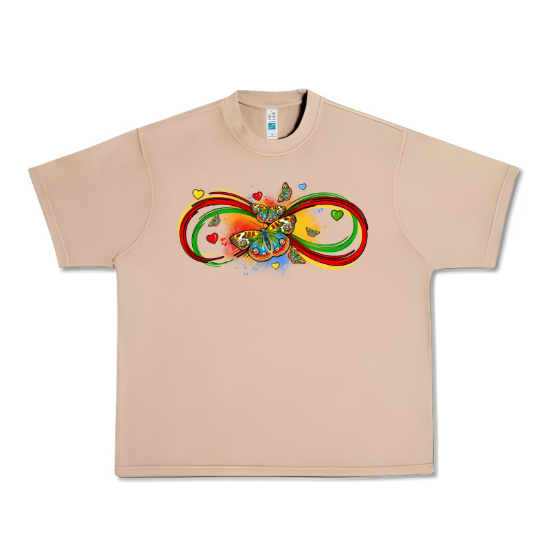 Butterfly Infinity Symbol Autism Urban Heavy Tee by LillyAllenDesigns | Teevron